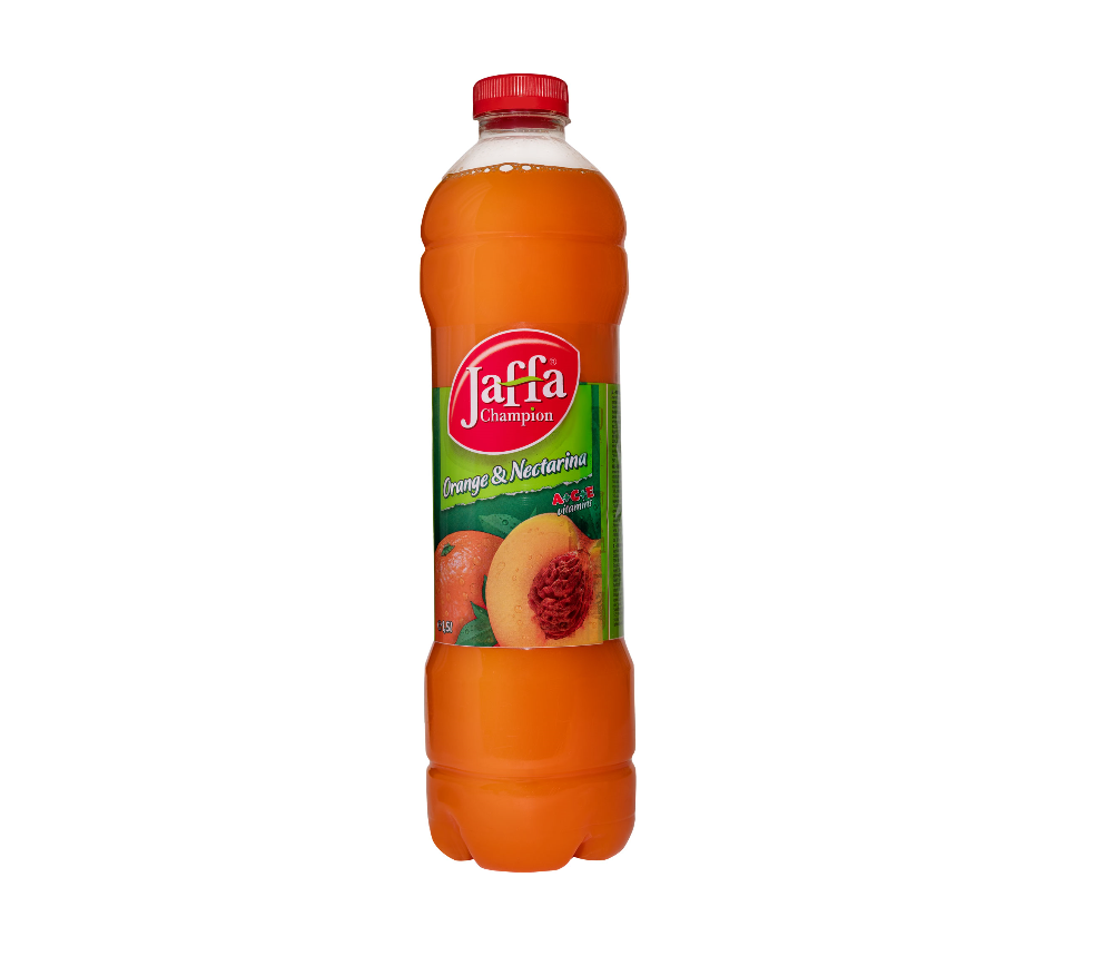 Erfrischungsgetränk "Jaffa Champion - Orange & Nektarine" / Inhalt: 1,5L